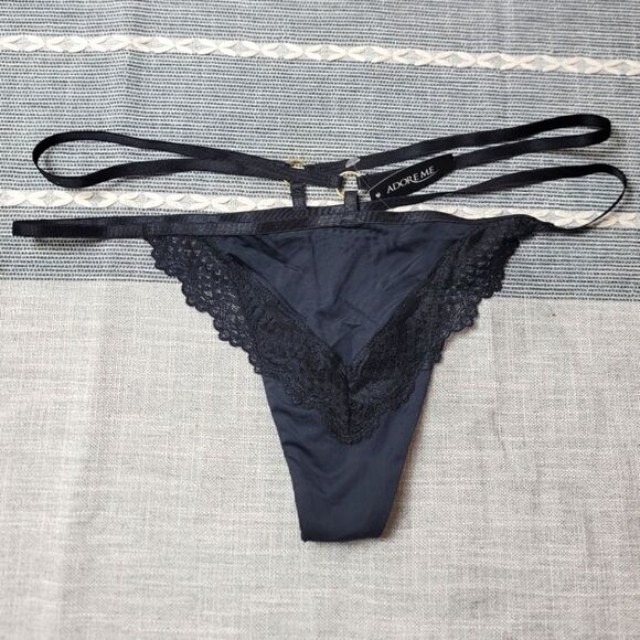 🎄5/$25🎄NWT- ADORE ME Strapy Thong - Picture 1 of 5